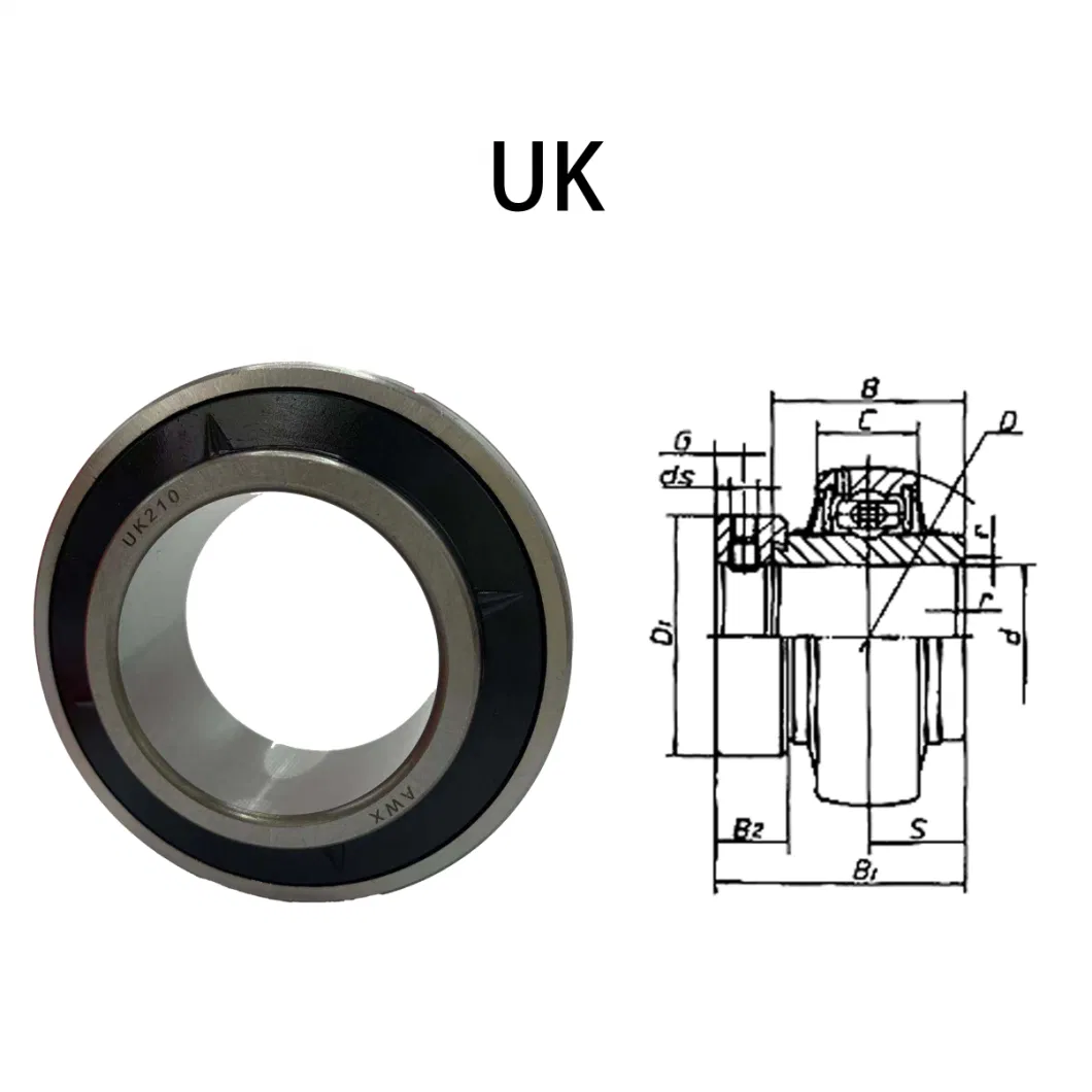 Pillow Block Bearing/Ball Bearing/Insert Bearing UC205 SA205 Sb205 UK205 Uel205